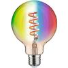 Paulmann 29160 Lampadina a filamento 230V Smart Home Zigbee LED Globe G95 E27 470lm 6,3W RGBW+ dimmerabile dorato