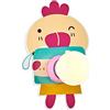 Homemania Lampada a Parete Chick Applique, Rosa 13 x 6 x 20 cm, 1 x E27, 24W