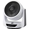 Westinghouse Lighting 73037 Cormac, ventilatore da tavolo oscillante portatile con telecomando, 25 cm, finitura bianca e nera