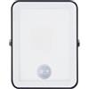 WatioWave PROIETTORE LED C/SENSORE NERO 10W 6500K 950LM ESSENTIAL