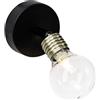 Brilliant Lampadina a parete in ottone anticato/nero | 1x QT14, G9, 28W, adatto per lampade con piedini base (non inclusi) | Scala da A ++ a E | Adatto per lampade a LED