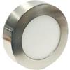 Levitantes Plafoniera LED rotonda. Sup.6 W. Nichel.6500 K