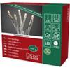 Konstsmide 6353 - 123/Catena micro LED luce/per interni (IP20)/24 V Trasformatore da interno/50 diodi bianco caldo/cavo trasparente.