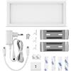 REV Panel Lampada LED da Incasso ultrapiatta 6 mm - Lunghezza 23 cm, 4 W, 250 lm, Bianco