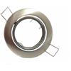 PRENDELUZ Downlight LED nichel oscillante da incasso, fisso rotondo 50 mm, attacco GU10