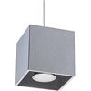 MiaLux Lampa Wisząca KEIRA 1 Szary
