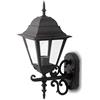 V-TAC Portalampada da Giardino Wall Light E27 da Muro, Nera