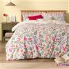furn. Summer Solstice Set Copripiumino - Reversibile Celestiale Floreale Riga Ondulata Miscela Di Cotone Biancheria Da Letto (Multicolore - Doppio - 200x200cm)