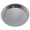 Niermann Standby a + + to e, lampada da soffitto - parete anello in nichel opaco, HF Sensor, pergament, 40 x 40 x 13 cm