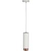 V-TAC Portafaretto LED a Sospensione GU10 Corpo in Gesso Base Metallica Rosa Dorato