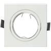 Zarivy Orient Magura incasso, 1xGU10, finitura bianca opaca. Dimensioni: 2,5 x 8,2 x 8,2 cm. Con porta lampade. Ideale per dare stile e luce al tuo spazio con eleganza.