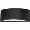 blendend Applique Esterno IP65 in Policarbonato 1xE27 in Nero, 13,2x32x13 cm - Ideale per illuminazione esterna e ambienti umidi.