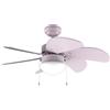 Cecotec - Ventilatore da Sffitto con luce EnergySilence Aero 3600 Vision Full Purple, 50W, Diametro 92 cm, 3 Velocità, 6 Lame Reversibili, Inverno-Estate, Utilizzo Facile, Interruttore a Catena