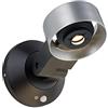 Paulmann 94213 Lampada da Parete Per Esterni, 230 V, Ip44 , 8 W, 3000 K, Luce Bianca Calda, Faretto da Parete Argento Antracite Alluminio Acrilico 8 W