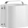 IGUZZINI Polsino iGuzzini,design Gio Ponti (1968),lampada da tavolo LED con attacco E14, sorgente LED a bulbo inclusa, diffusori in PMMA, versione SMALL, Colore Bianco/Bianco