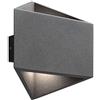 AEG AEG280055 - Lampada da parete per esterni, 2 luci, in alluminio pressofuso, 4 W, colore: Antracite