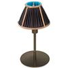 Ligati Piccola lampada decorativa del comodino, colore: nero/blu
