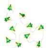 goobay 60254 - Set di 10 luci a LED con mollette/clip a LED per immagini polaroidi, per foto Polaroid da appendere, clip per foto decorative, per 10 immagini, verde, rosso, giallo, argento,