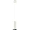 LEDS·C4 COLGANTE PIPE 1 X GU10 50 BLANCO MATE NEGRO MATE - Ref: 00-0073-14-05