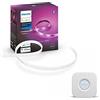 Philips Hue White And Color Ambiance Striscia Led, Kit Base, 2 M, Bluetooh, Hue Bridge Incluso, Bianco