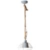 BRILLIANT lampada Walter lampada a sospensione 30cm cemento grigio 1x A60, E27, 60W, adatto per lampade standard (non incluse) | Scala da A ++ a E | La corda può essere accorciata con un piccolo
