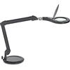 MAUL Lampada con lente MAULmakro LED nera per lavori precisi