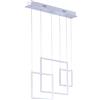 TRIO LIGHTING FOR YOU Trio Leuchten Tucson - Lampadario a sospensione in metallo, 26 W, colore: bianco opaco