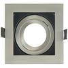 Zarivy Incasso Orient.batu 1xGU10 Quadrato Niq/nero, dimensioni 3,5x10x10 cm, taglio 9x9 cm con portalampara. Design elegante e funzionale per illuminare il tuo spazio con stile.