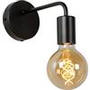 Lucide 45265/01/31, lampada da parete, Metallo, 40 W, Metallo, Nero 40W 230V