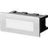 Emos - Lampada da incasso a LED per scale, quadrata, 80 x 61 mm, 1,5 W, 230 V, 4000 K, 75 Lumen, IP65