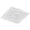 Fischer & Honsel Ratio Plafoniera, Bianco, 50,2 x 50,2 x 6,4 cm (LxBxH)