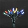 Konstsmide Catena luminosa a LED, 20 diodi colorati, 230 V, per interni, cavo verde