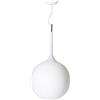 Artemide Castore Lampada Sospensione 42, resina termoplastica, vetro soffiato, bianco