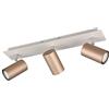 Trio Leuchten Spotbalken Marley 802400365, Metall Coffee/Warm Grey, exkl. 3x GU10