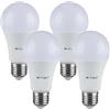 V-TAC Lampadina LED con Attacco E27 8,5W (Equivalenti a 60W) A60-806 Lumen - Lampadine LED Massima Efficienza e Risparmio Energetico - 6500K Luce Bianca Fredda (Confezione da 4)