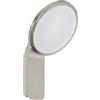 EGLO LED Lampada da parete esterna Cicerone, lampada esterna a 1 | fiamma, applique in acciaio inox e plastica, colore argento e bianco, grado di protezione IP44