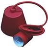 WatioWave Portalampada E27 con cavo in silicone rosso e fiore da 1 metro, ideale per illuminare qualsiasi spazio con stile e un tocco moderno. Perfetto per i tuoi progetti di decorazione.