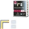 Paulmann 71126 MaxLED 500 Strip LED Full-Line COB Edge 0,3W 1000lm/m 800LEDs/m dimmerabile 0m argentato plastica 6500K fascia LED ampliabile