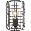 Fischer & Honsel Fischer&Honsel Titus - Lampada da tavolo in metallo, 60 W, colore: Nero sabbia
