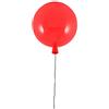 Homemania Lampada a Soffitto Balloon Plafoniera, Rotonda, da Parete, Rosso 30 x 30 x 33 cm, 1 x Max 24W, E27