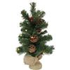 WatioWave ALBERO NATALE LED ANANAS E SFERE ROSE 45cm