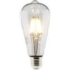 Zenitech Lampadina decorativa filamento LED ST64 4 W e27 470lm 2700 K