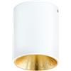 Eglo LED lampada da soffitto Polasso, lampada da soffitto in metallo bianco