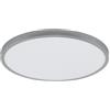 Eglo LED Plafoniera Fueva 1, lampada da soffitto a 1 fiamma, materiale: alluminio, plastica, colore: argento, bianco, Ø: 50 cm, luce calda