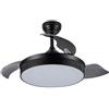 Eden pulse Ventilatore nero 48 W 4800 lm, 3 pale 6 velocità, 3 temperature 39/49 x 41/91 cm