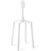 home sweet home collection Home Sweet Home Base per lampada da tavolo moderna Spinn per paralume | lampada | 15/15/40cm | Bianco | base lampada da tavolo | Metallo | E27 | per paralume | lampada con diametro max.35cm