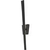 Trio Leuchten Zita - Lampada da parete in metallo, 6 W, colore: nero opaco