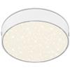 Briloner - Plafoniera a LED con decorazione a cielo stellato, lampadario, lampada senza cornice, pannello da soffitto LED, temperatura di colore bianco neutro, Ø157 mm, bianco