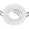 Zarivy Incasso Orientabile Cenote GU10 Rotondo di colore Bianco, misure 9,2 x 9,2 cm e 8 cm di taglio, ideale per illuminare il tuo spazio con stile e versatilità. Perfetto per qualsiasi ambiente.