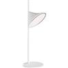 WOFI CHARA - Lampada da tavolo in plastica, 7 W, colore: bianco, altezza: 42 cm x larghezza: 13 cm x lunghezza: 13 cm